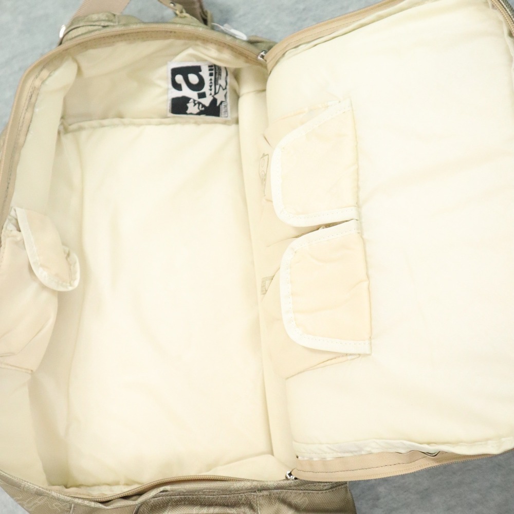 Burton DJ Bag Gear Travel Mens OS Tan Dragon Print Y2K Vintage Laptop Padded New - Picture 3 of 6